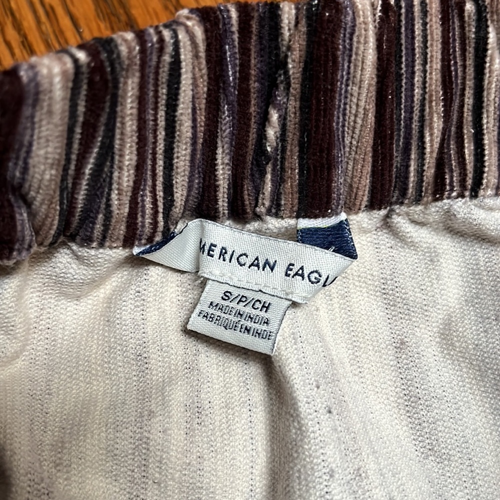American Eagle Outfitters Black and White Striped Mini Skirt - Picture 2 of 4